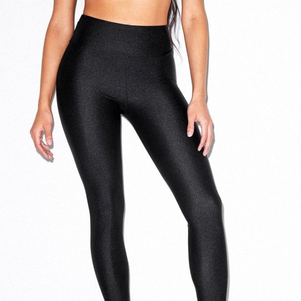 American Apparel Nylon Tricot High Waist Leggings